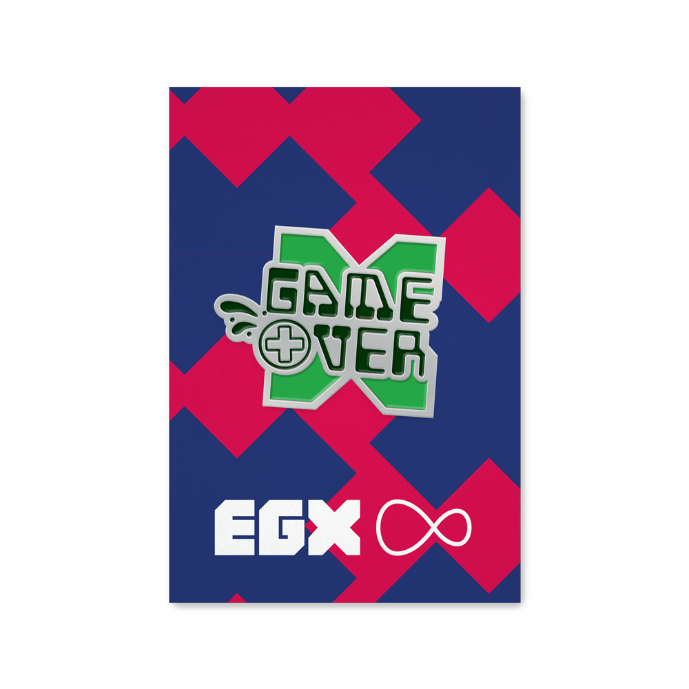 EGX Game Over Pin Badge