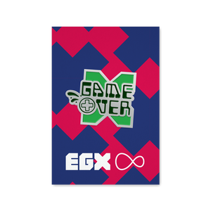 EGX Game Over Pin Badge