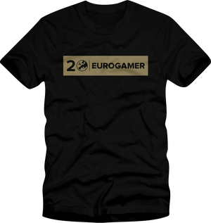 Eurogamer 20th Anniversary T-Shirt - Black/Gold