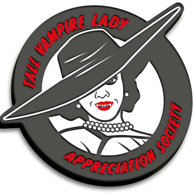 Tall Vampire Appreciation Society Pin Badge